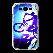 Coque Samsung Galaxy Grand Illustration BMX bleu