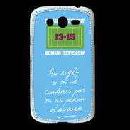 Coque Samsung Galaxy Grand Le combat Bonus offensif-défensif Bleu