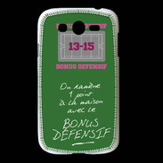 Coque Samsung Galaxy Grand 1 point bonus offensif-défensif Vert