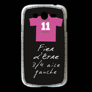 Coque Samsung Galaxy Grand 3/4 aile gauche Bonus offensif-défensif Noir