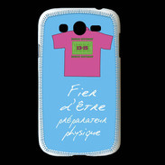 Coque Samsung Galaxy Grand Préparateur physique Bonus offensif-défensif Bleu