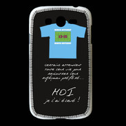 Coque Samsung Galaxy Grand Moi je l'ai élevé Bonus offensif-défensif Noir 2