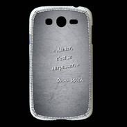 Coque Samsung Galaxy Grand Aimer Noir Citation Oscar Wilde