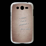 Coque Samsung Galaxy Grand Aimer Rouge Citation Oscar Wilde