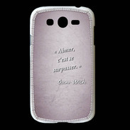 Coque Samsung Galaxy Grand Aimer Rose Citation Oscar Wilde