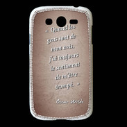 Coque Samsung Galaxy Grand Avis gens Rouge Citation Oscar Wilde