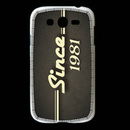 Coque Samsung Galaxy Grand Since 1981 gris