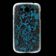 Coque Samsung Galaxy Grand Skull and bones Bleu