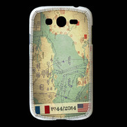 Coque Samsung Galaxy Grand Débarquement Normandie Carte ZG