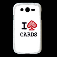 Coque Samsung Galaxy Grand I love Cards spade