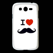 Coque Samsung Galaxy Grand I love Moustache