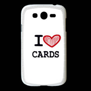 Coque Samsung Galaxy Grand I love Poker Heart