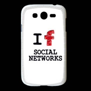 Coque Samsung Galaxy Grand I love Social Net
