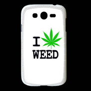 Coque Samsung Galaxy Grand I love Weed