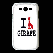 Coque Samsung Galaxy Grand I love Girafe