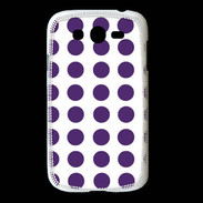 Coque Samsung Galaxy Grand pois prune