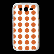 Coque Samsung Galaxy Grand pois orange