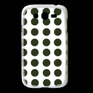 Coque Samsung Galaxy Grand pois vert foncé