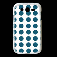 Coque Samsung Galaxy Grand pois turquoise