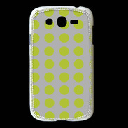 Coque Samsung Galaxy Grand pois gris & vert