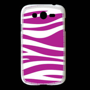 Coque Samsung Galaxy Grand zèbre rose & blanc