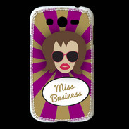 Coque Samsung Galaxy Grand Miss business Chatain
