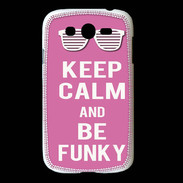 Coque Samsung Galaxy Grand Keep Calm Funky Rose