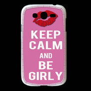 Coque Samsung Galaxy Grand Keep Calm Girly Rose
