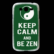 Coque Samsung Galaxy Grand Keep Calm Be Zen Vert