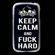 Coque Samsung Galaxy Grand Keep Calm Fuck hard Noir
