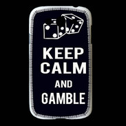 Coque Samsung Galaxy Grand Keep Calm Gamble Noir