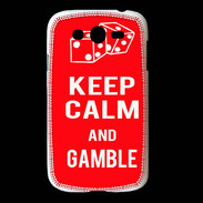 Coque Samsung Galaxy Grand Keep Calm Gamble Rouge
