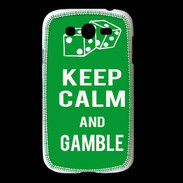 Coque Samsung Galaxy Grand Keep Calm Gamble Vert