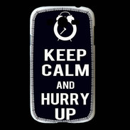 Coque Samsung Galaxy Grand Keep Calm Hurry up Noir