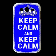 Coque Samsung Galaxy Grand Keep Calm Bleu