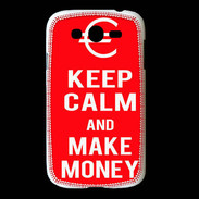 Coque Samsung Galaxy Grand Keep Calm Make money Rouge