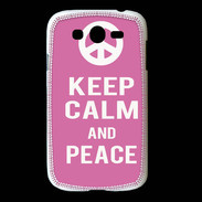 Coque Samsung Galaxy Grand Keep Calm Peace Rose