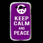 Coque Samsung Galaxy Grand Keep Calm Peace Violet