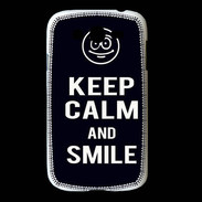 Coque Samsung Galaxy Grand Keep Calm Smile Noir