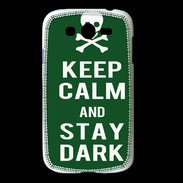 Coque Samsung Galaxy Grand Keep Calm Stay dark Vert