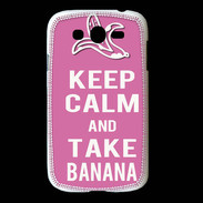 Coque Samsung Galaxy Grand Keep Calm Take Banana Rose