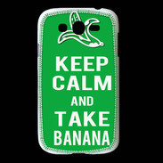 Coque Samsung Galaxy Grand Keep Calm Take Banana Vert