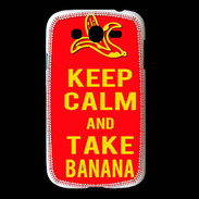 Coque Samsung Galaxy Grand Keep Calm Take Banana Rouge