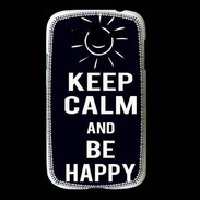 Coque Samsung Galaxy Grand Keep Calm Be Happy Noir