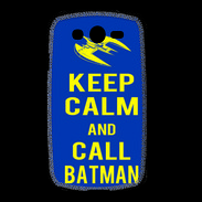 Coque Samsung Galaxy Grand Keep Calm Batman Bleu