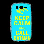 Coque Samsung Galaxy Grand Keep Calm Batman Cyan