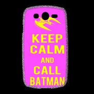 Coque Samsung Galaxy Grand Keep Calm Call Batman Rose