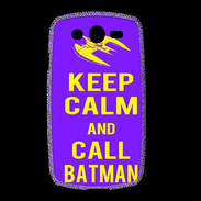 Coque Samsung Galaxy Grand Keep Calm Call Batman Violet