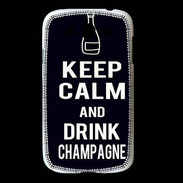 Coque Samsung Galaxy Grand Keep Calm Drink champagne Noir