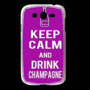 Coque Samsung Galaxy Grand Keep Calm Drink champagne Violet